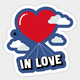 FLYING IN LOVE Sticker